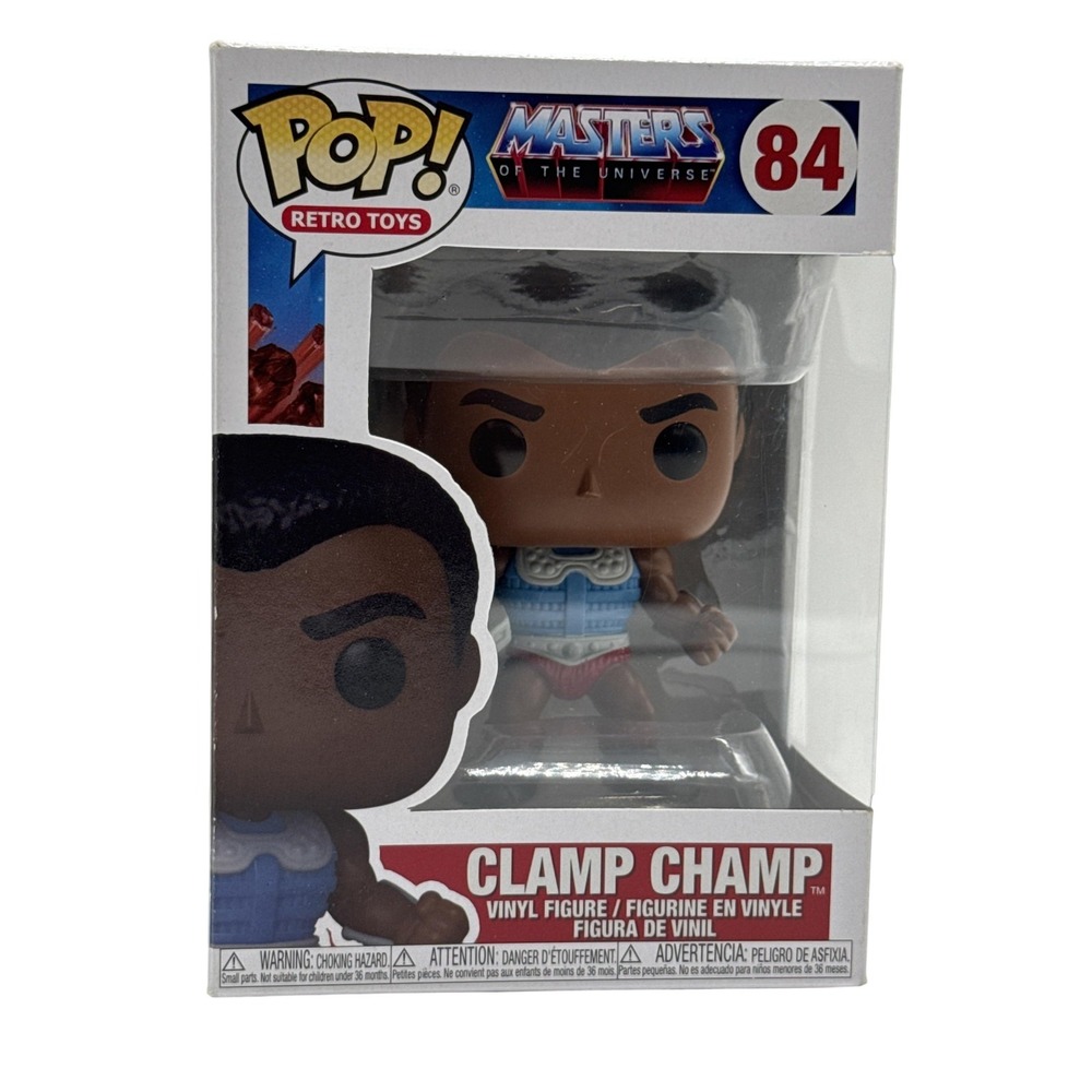 Funko Pop Masters Universe MOTU Clamp Champ 84 Vinyl Figure Standard Multicolor